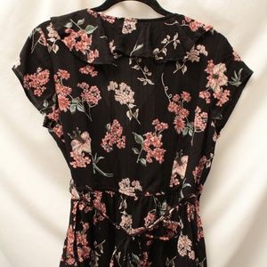 Floral Wrap Blouse
